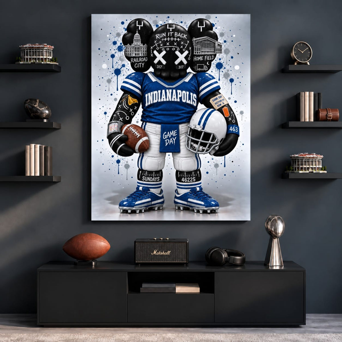 KAWS Style x Indianapolis Football