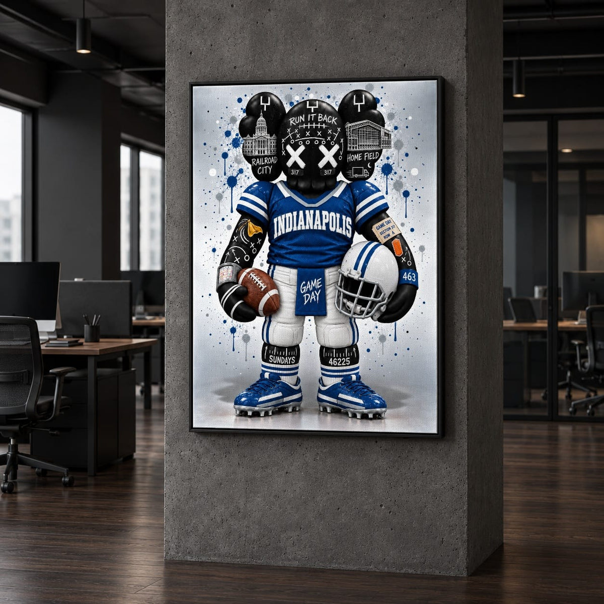 KAWS Style x Indianapolis Football