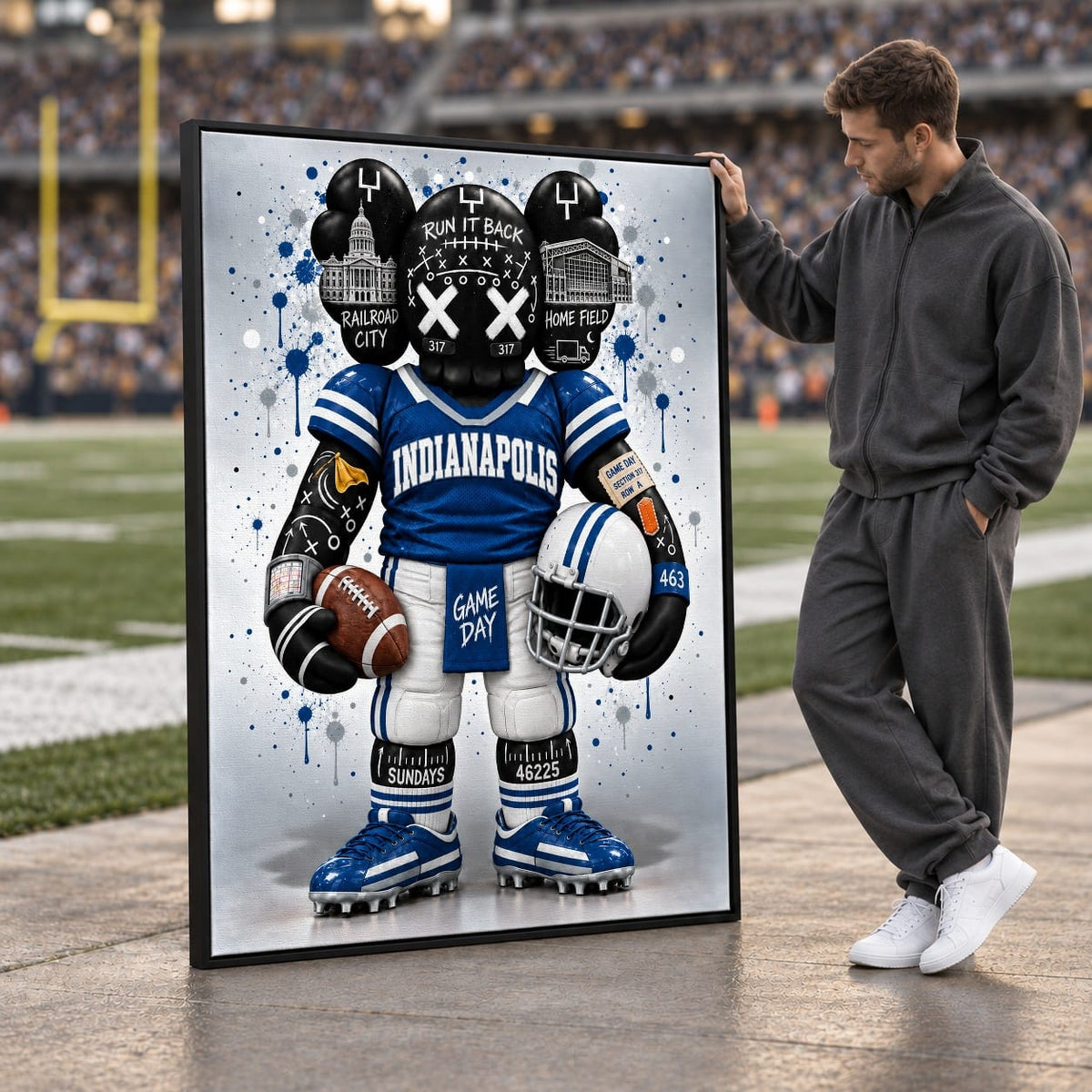 KAWS Style x Indianapolis Football