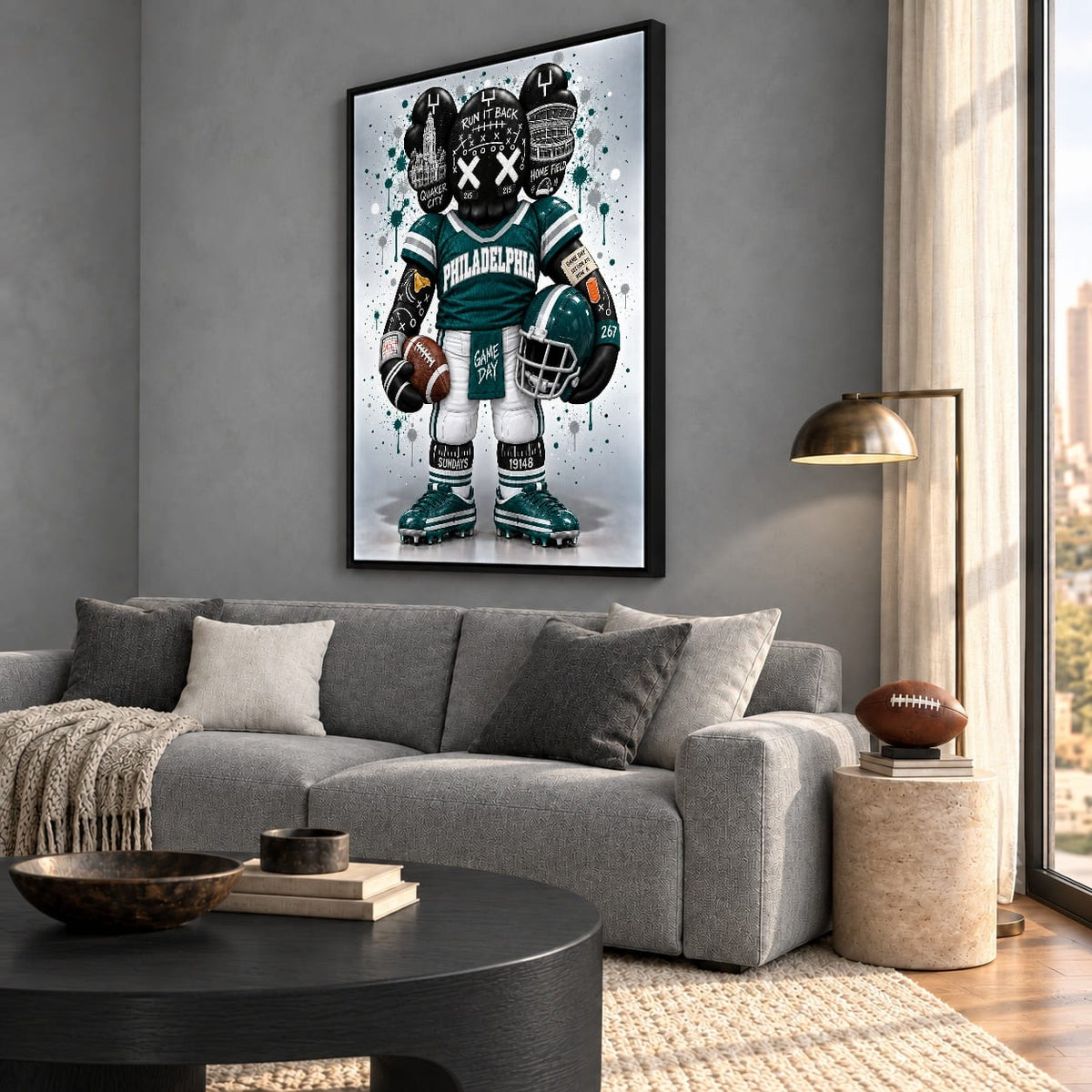 Green Roll – Quadro su Tela da 100 Dollari