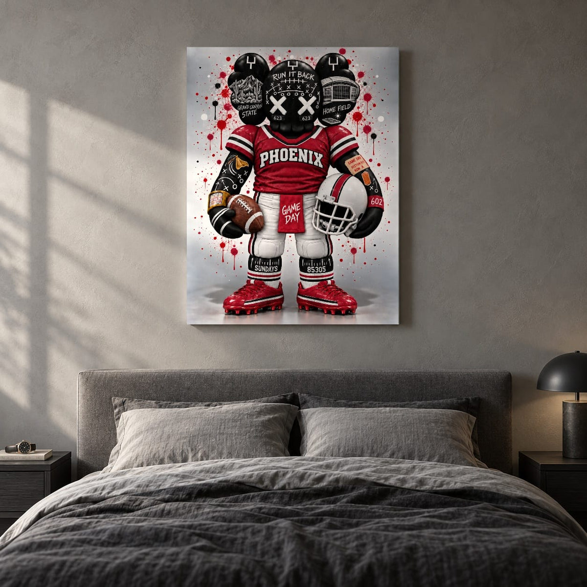 Verstecktes Geld – 100-Dollar-Leinwand <tc>Wandbild</tc>