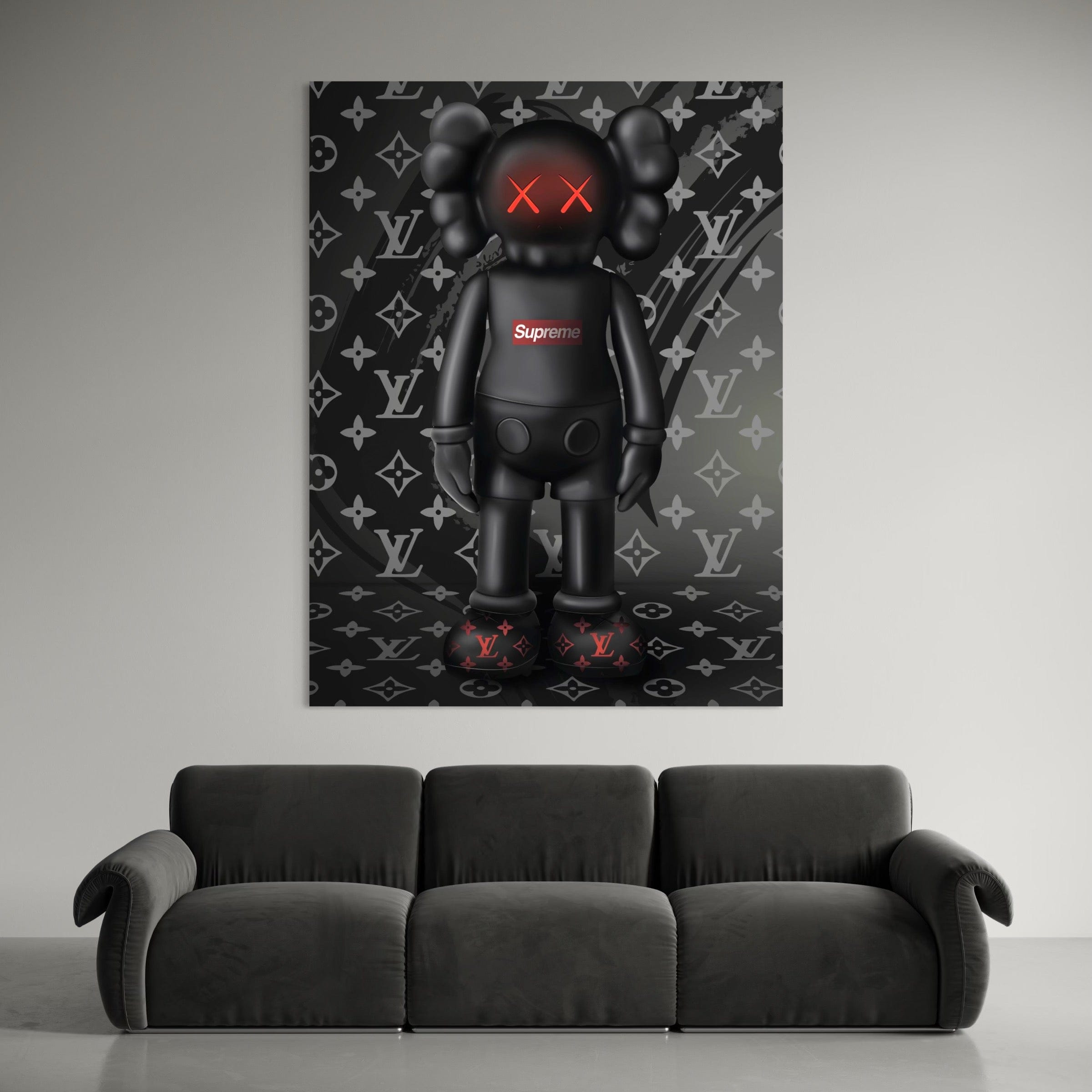 Kaws LV Canvas