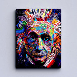 Toile Albert Einstein
