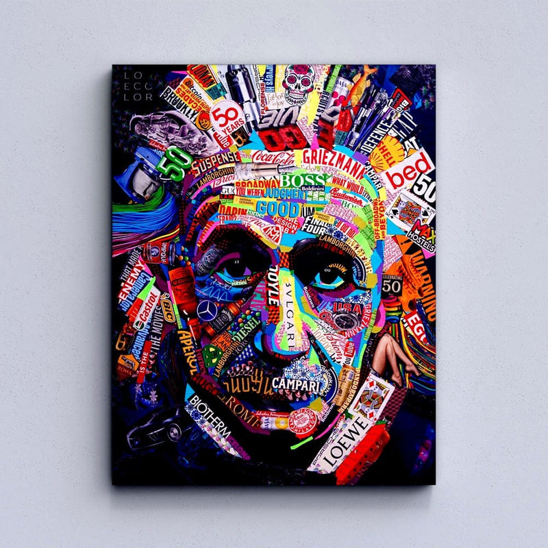 Albert Einstein Leinwand