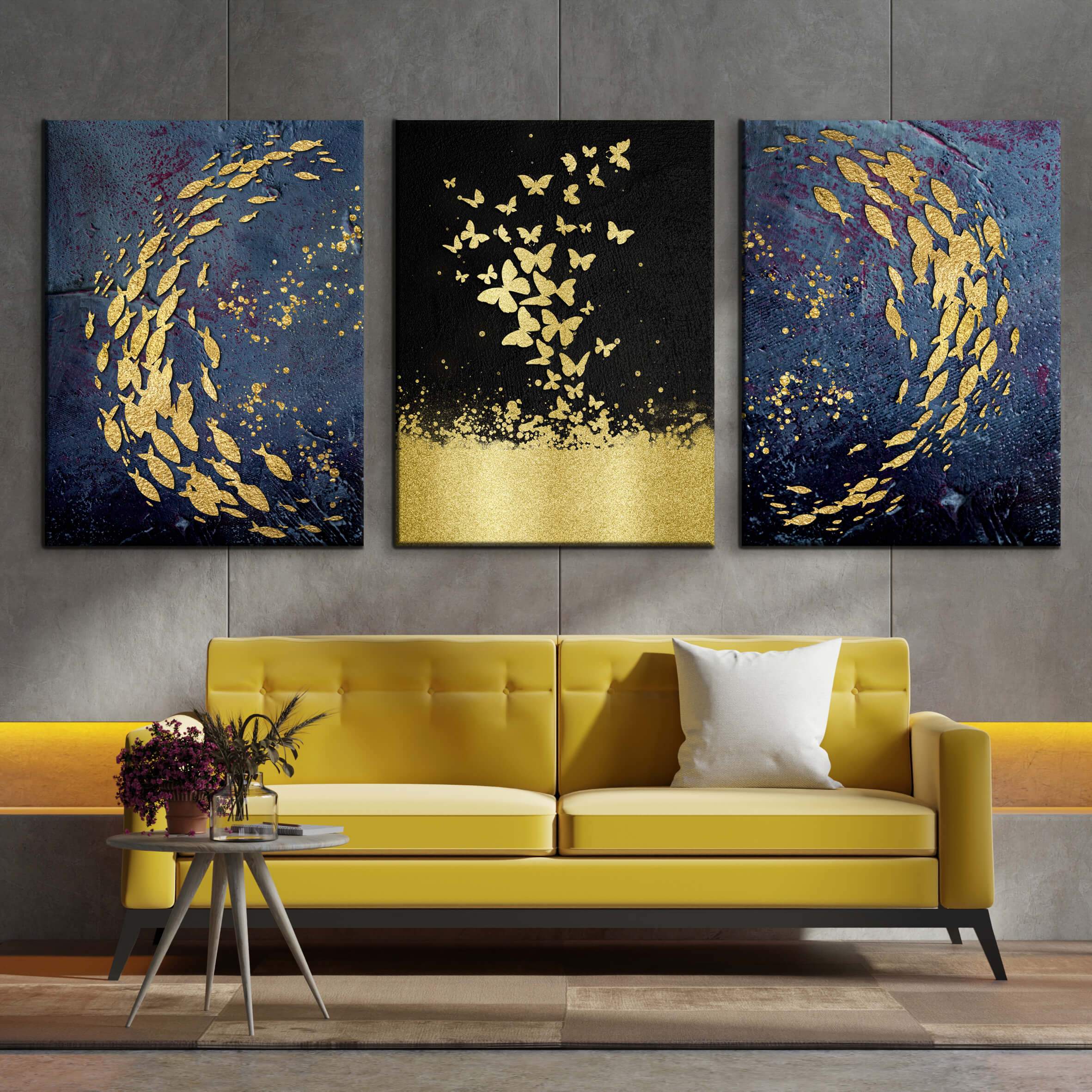 Golden Fish Canvas