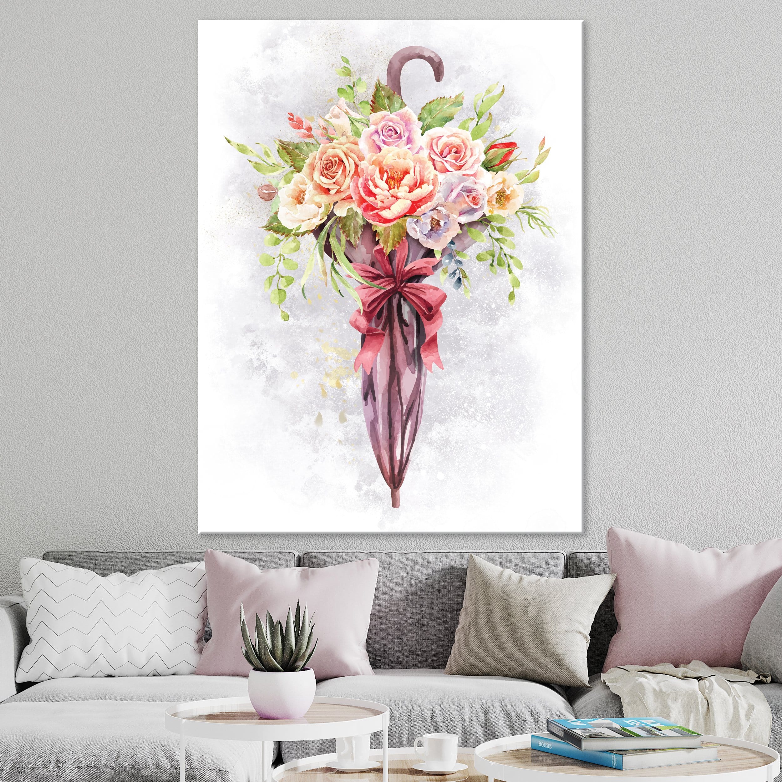 Flower umbrella Canvas