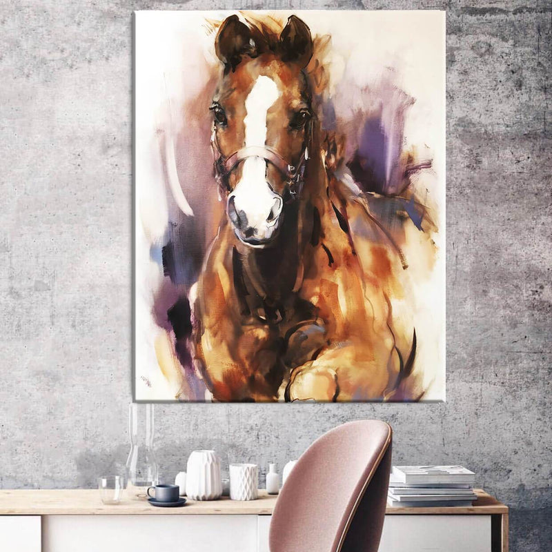 Watercolour horse Canvas
