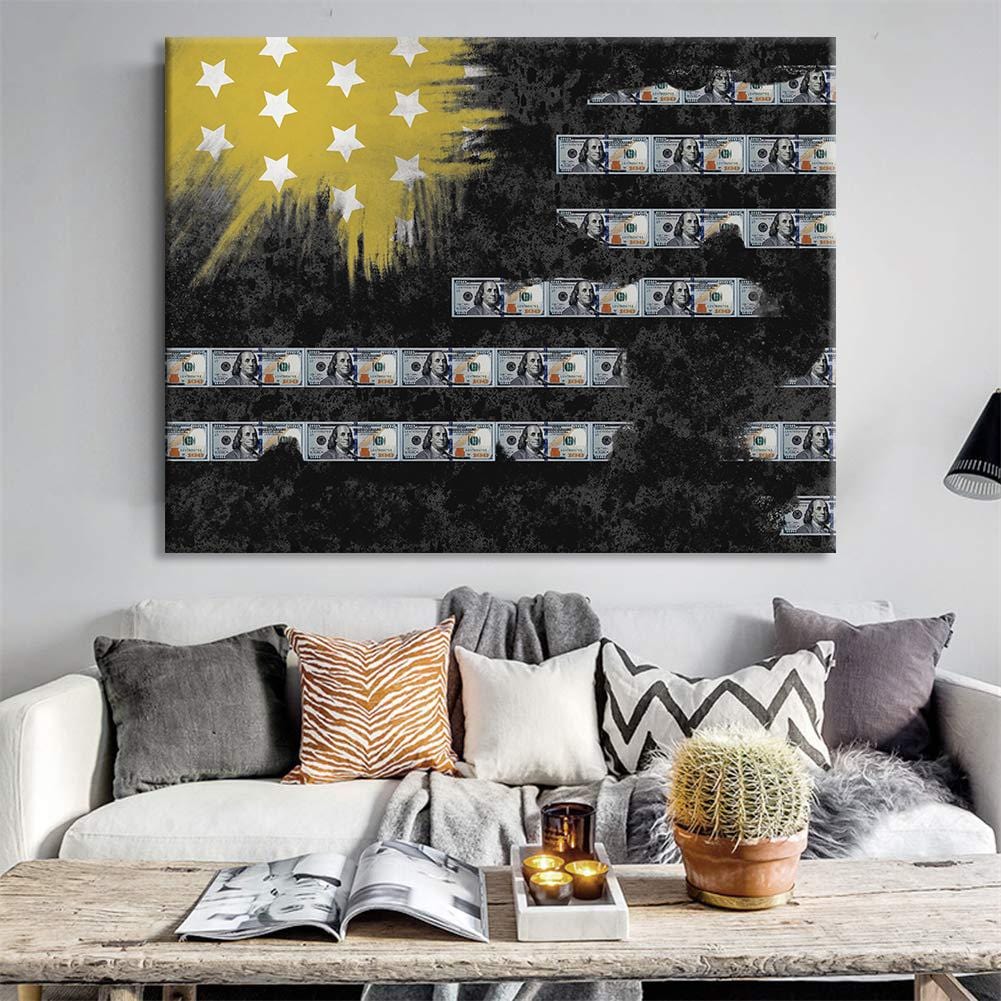 Money Flag Canvas