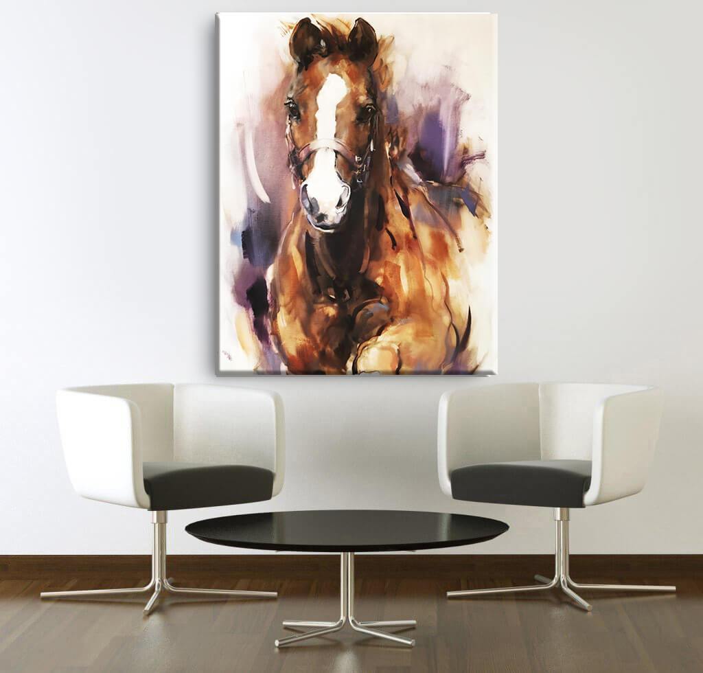 Watercolour horse Canvas