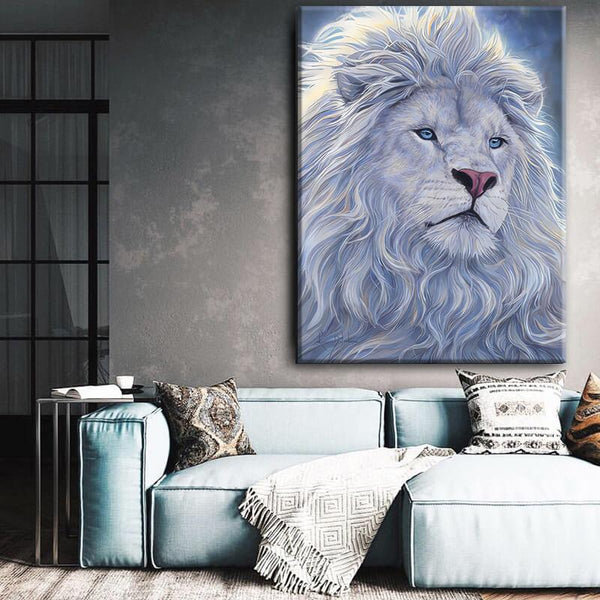 White Lion Canvas