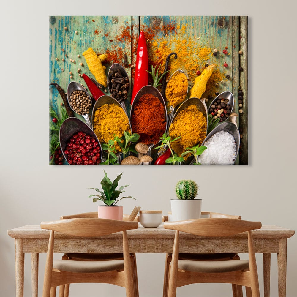 Yellow Spices Canvas