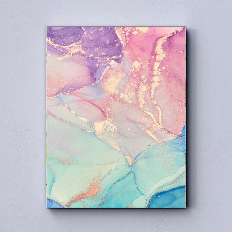 Purple Fluid Canvas