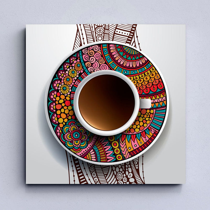 Cups of Coffee Canvas