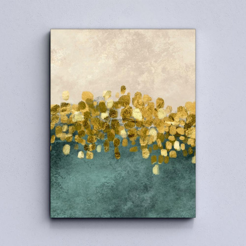 Abstract Dancing Stars Canvas