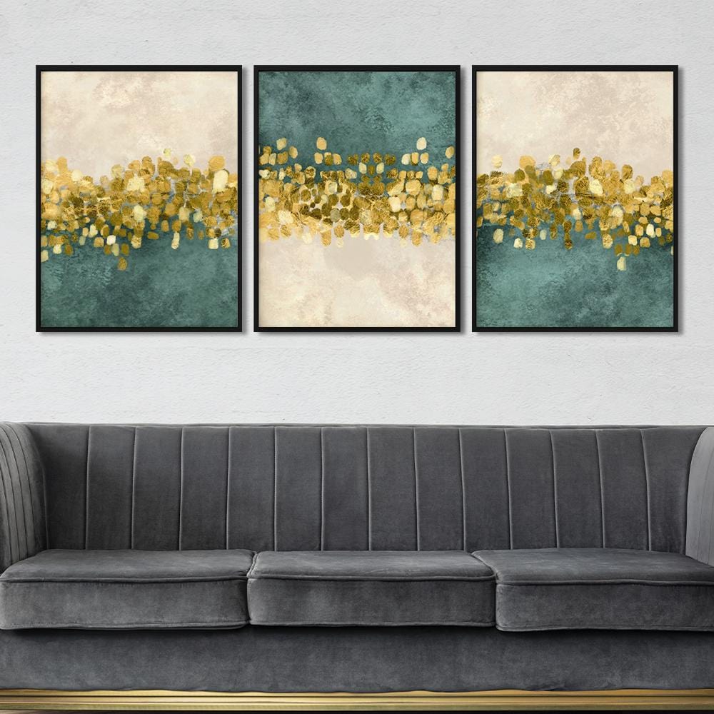 Abstract Dancing Stars Canvas