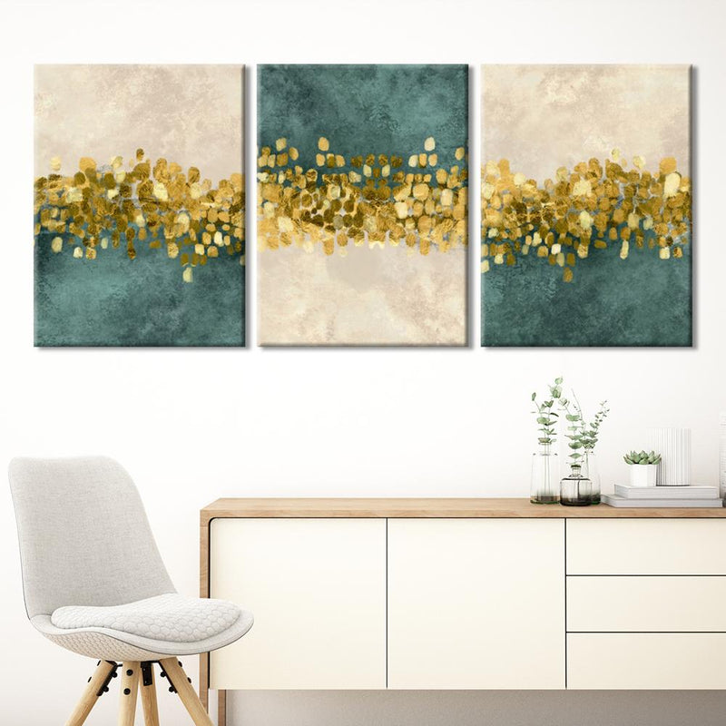 Abstract Dancing Stars Canvas