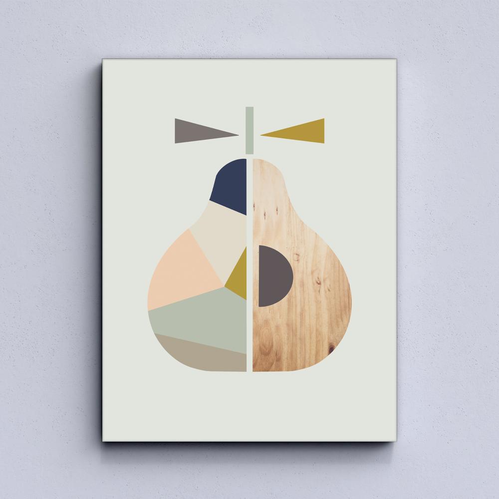 Abstract fruits Canvas