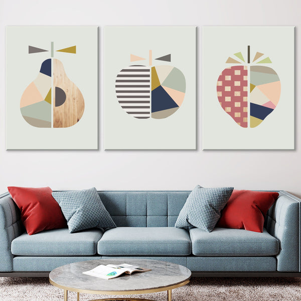 Abstract fruits Canvas