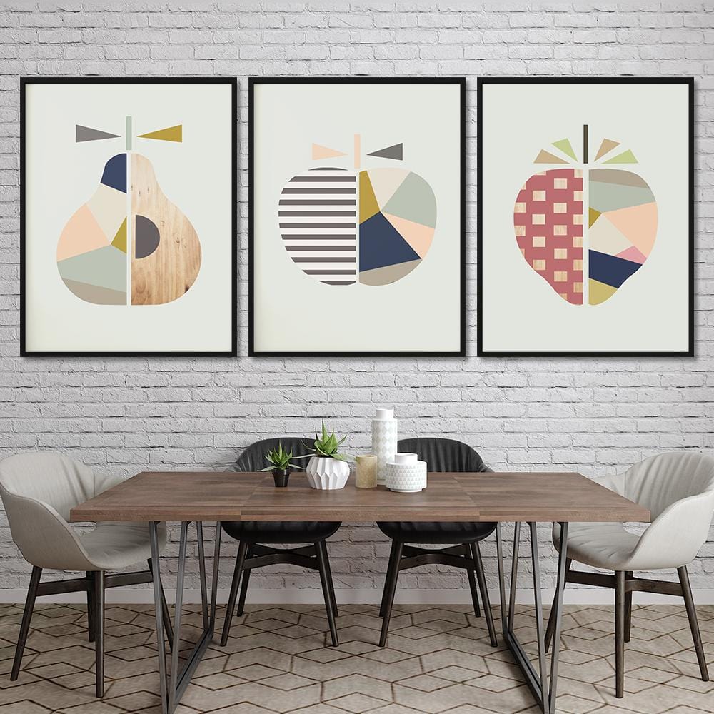 Abstract fruits Canvas