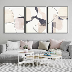 Abstract Geometric Graphics Canvas