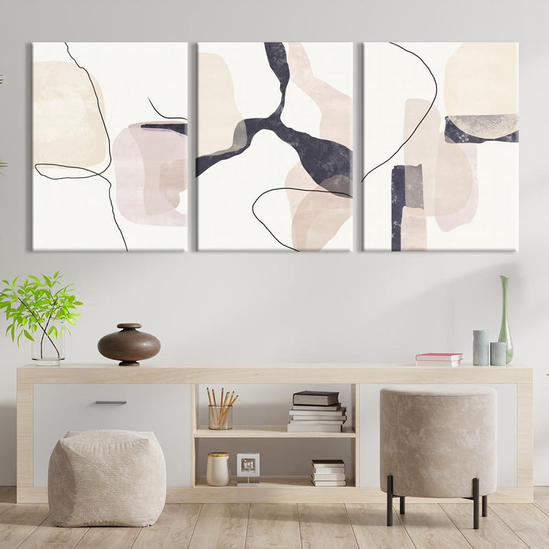 Abstract Geometric Graphics Canvas