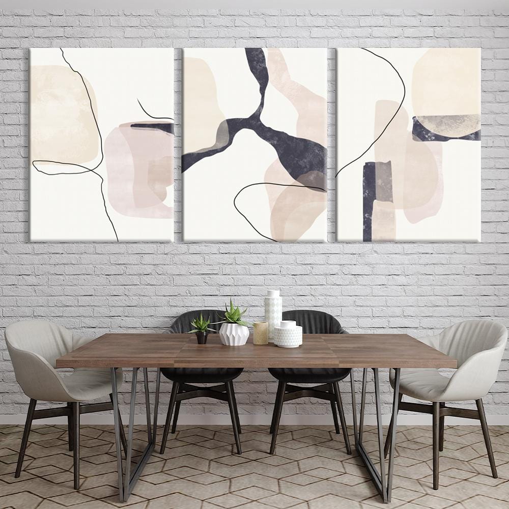 Abstract Geometric Graphics Canvas