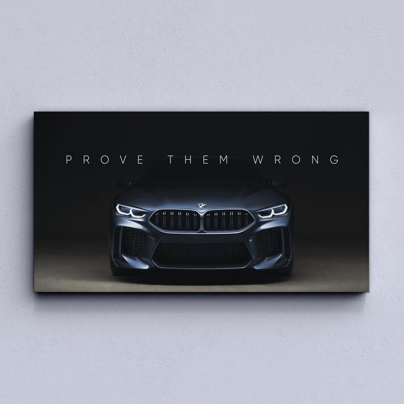 Beweisen Sie, dass sie falsch liegen – BMW Canvas