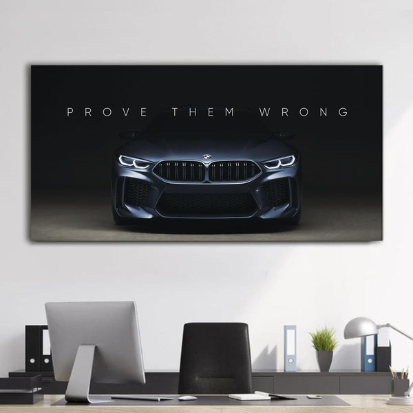 Beweisen Sie, dass sie falsch liegen – BMW Canvas