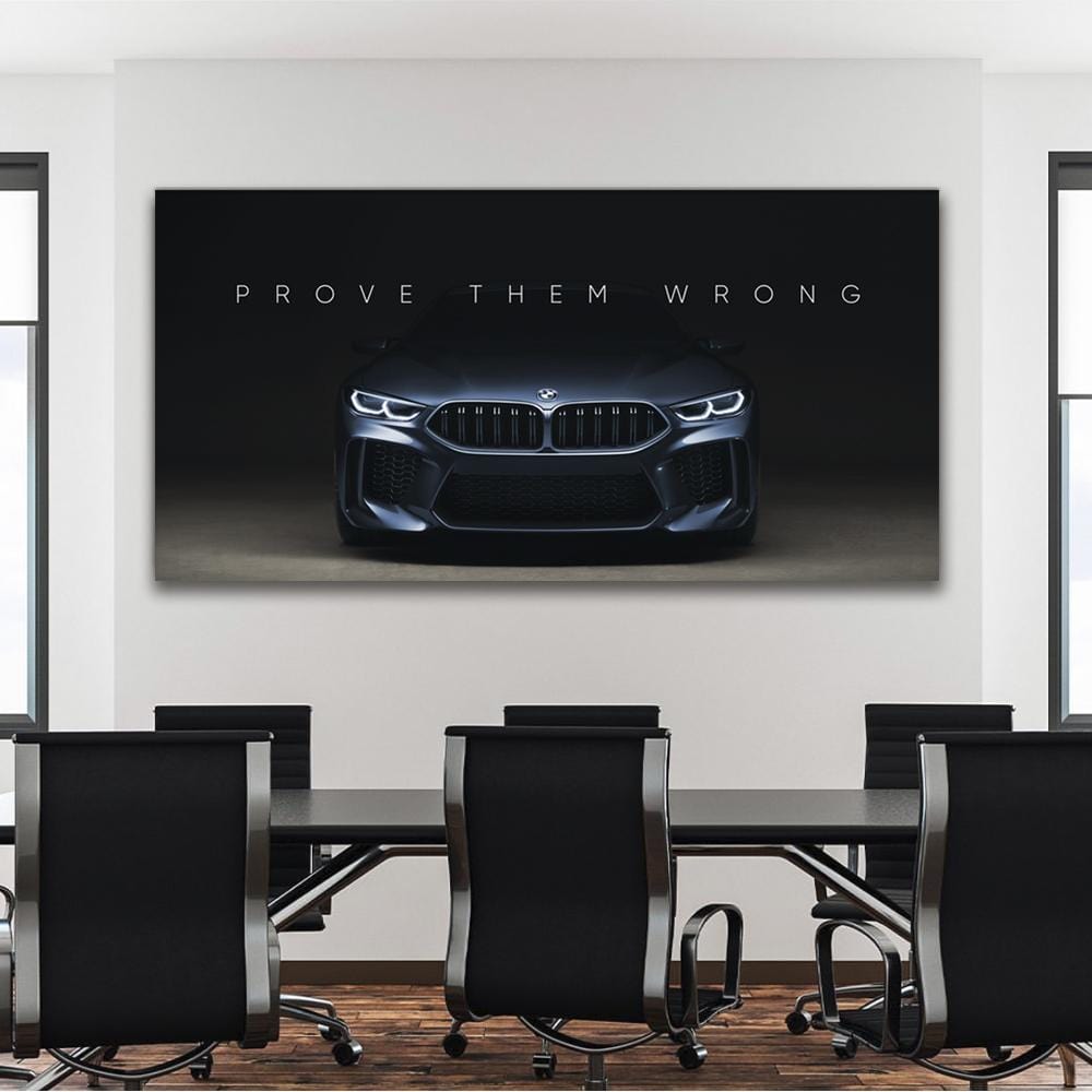 Beweisen Sie, dass sie falsch liegen – BMW Canvas