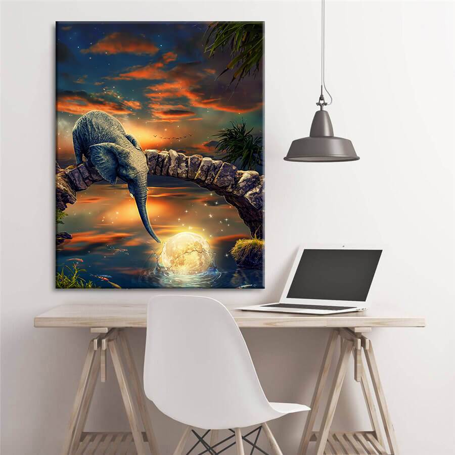 Baby Elephant Canvas