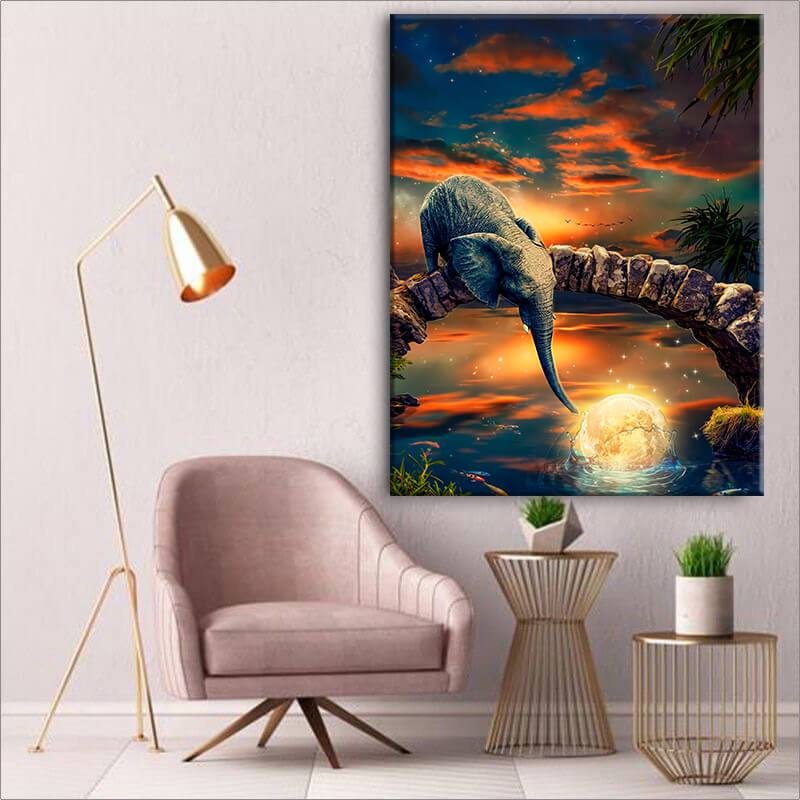 Baby Elephant Canvas