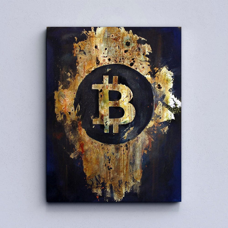 Bitcoin Art Canvas