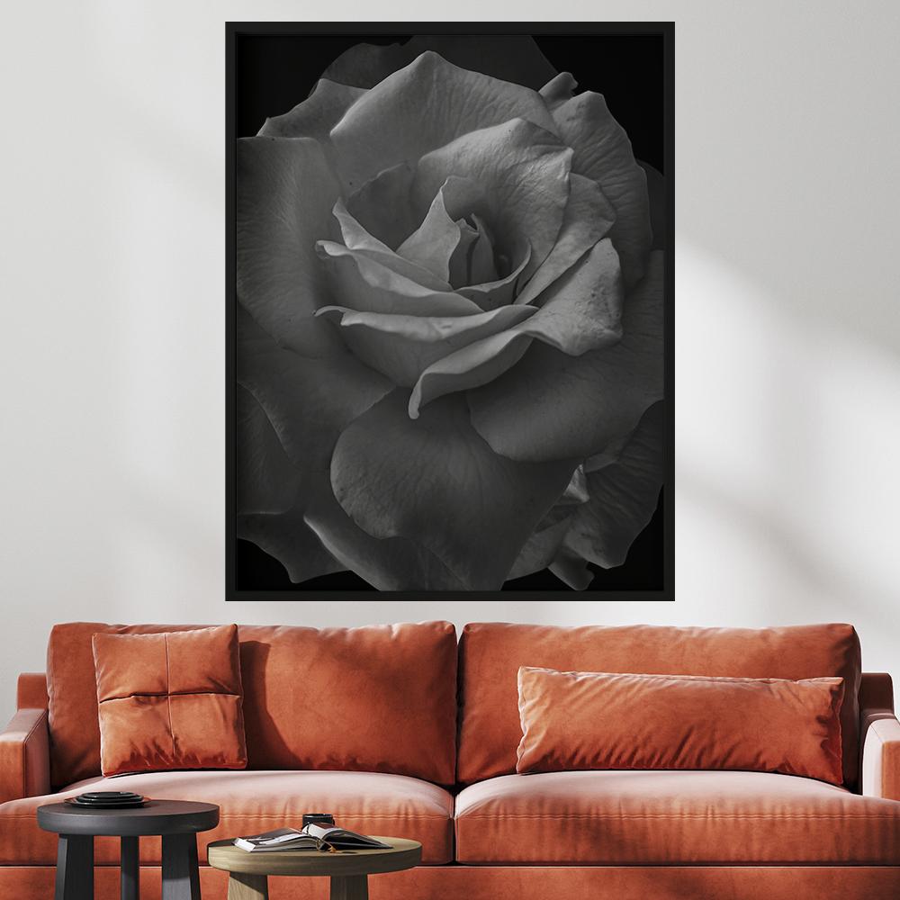 Toile Rose Noire