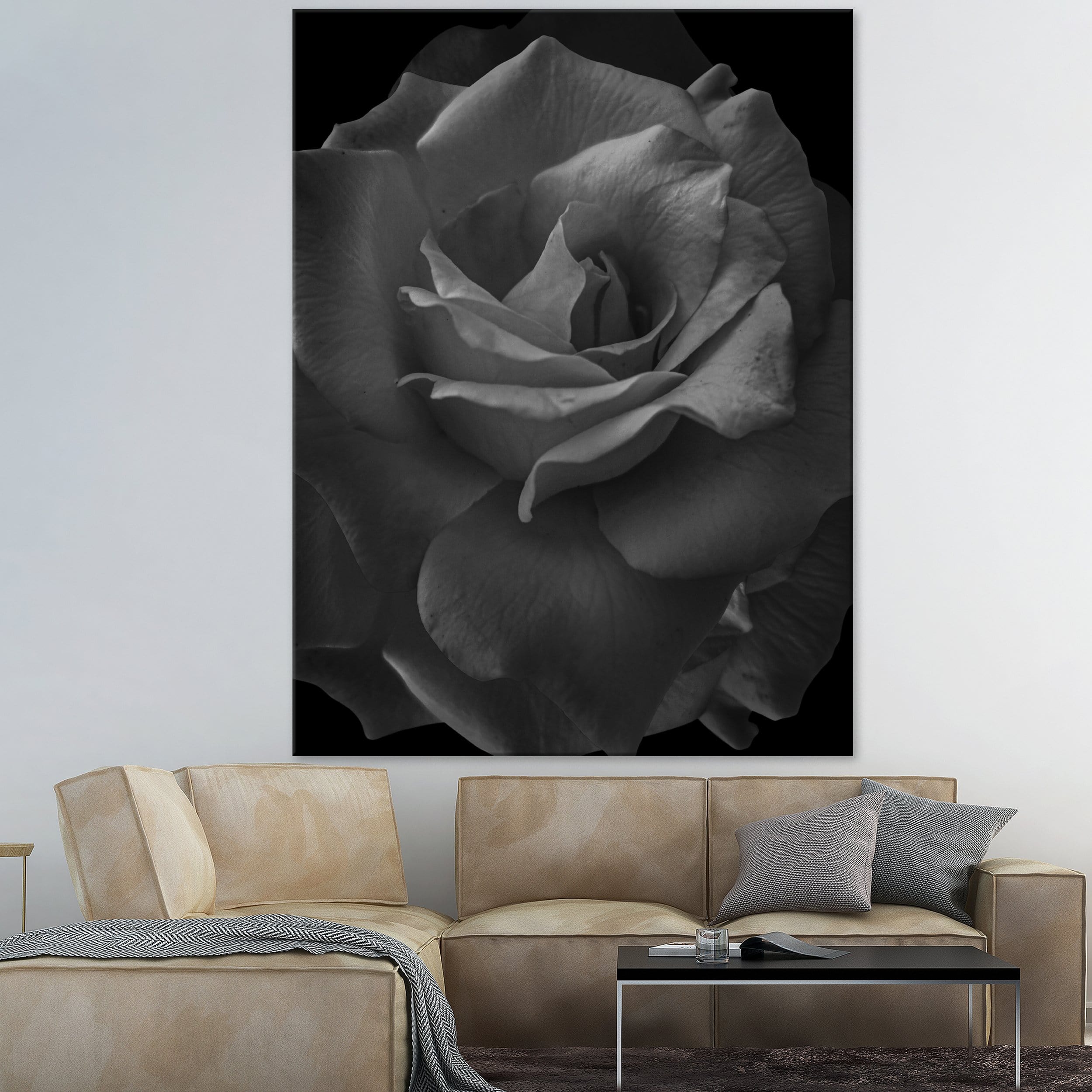 Toile Rose Noire