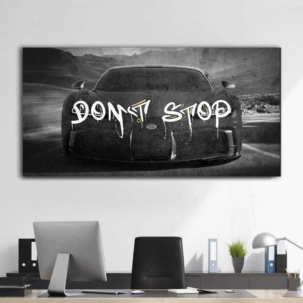 Bugatti – Dont Stop Canvas