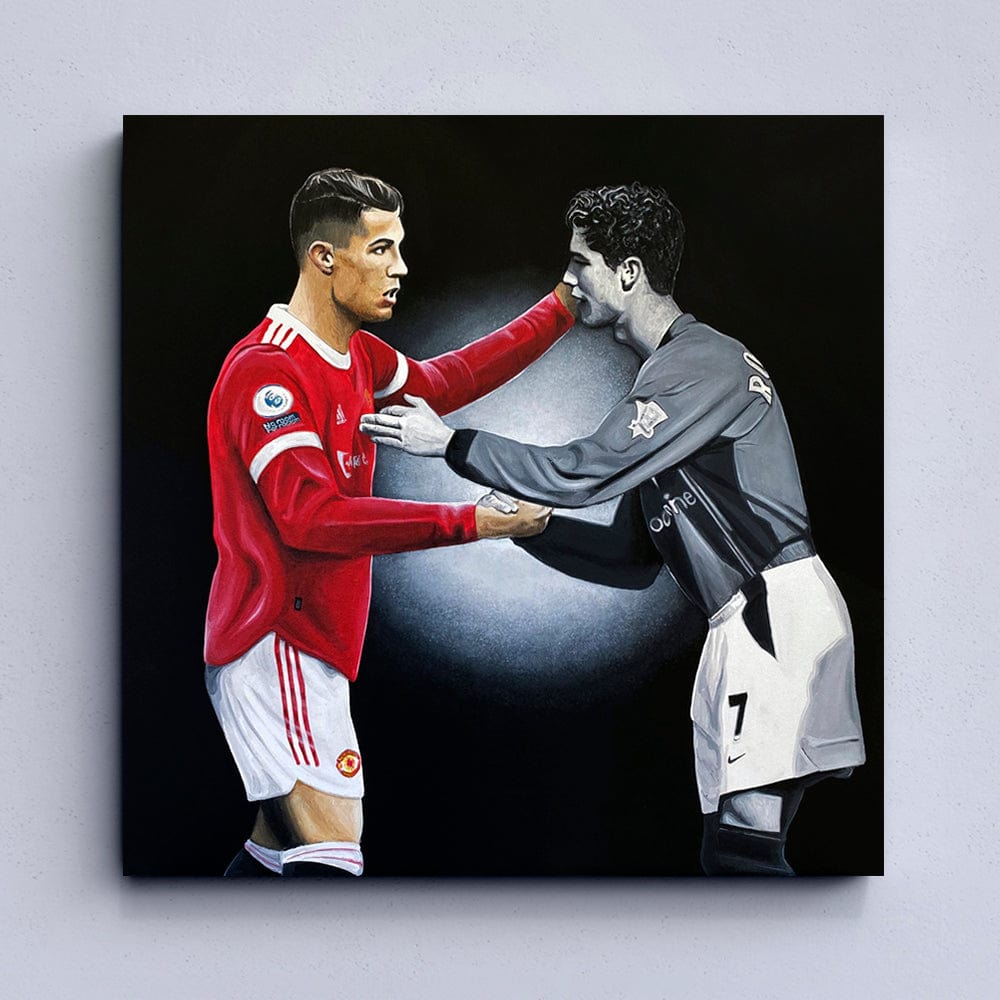 Christiano Ronaldo Leinwand