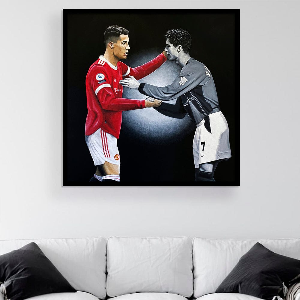 Christiano Ronaldo Leinwand