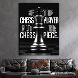 Toile du roi des échecs