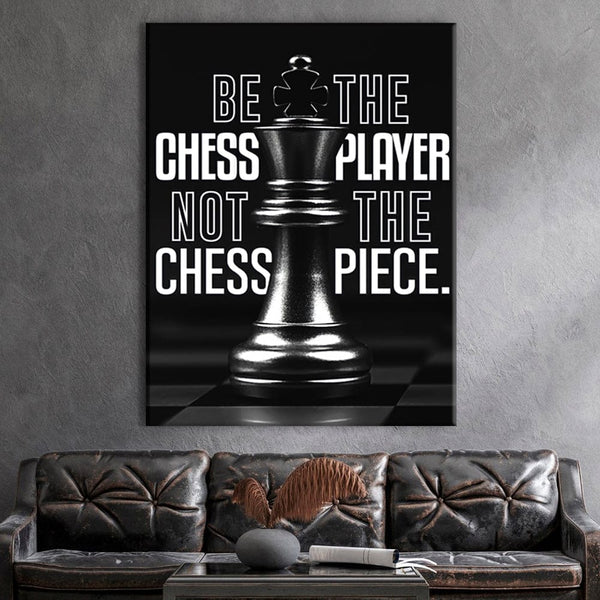 Toile du roi des échecs
