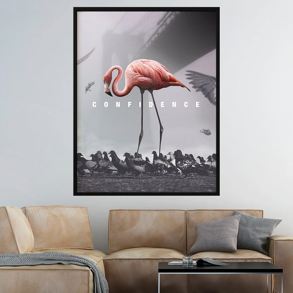 Flamingo Сonfidence Canvas