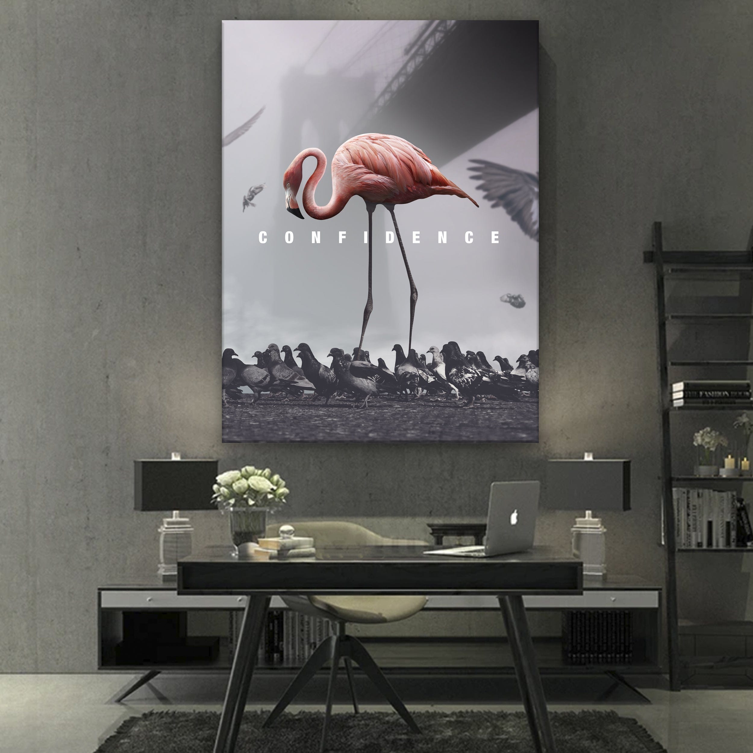 Flamingo Сonfidence Canvas