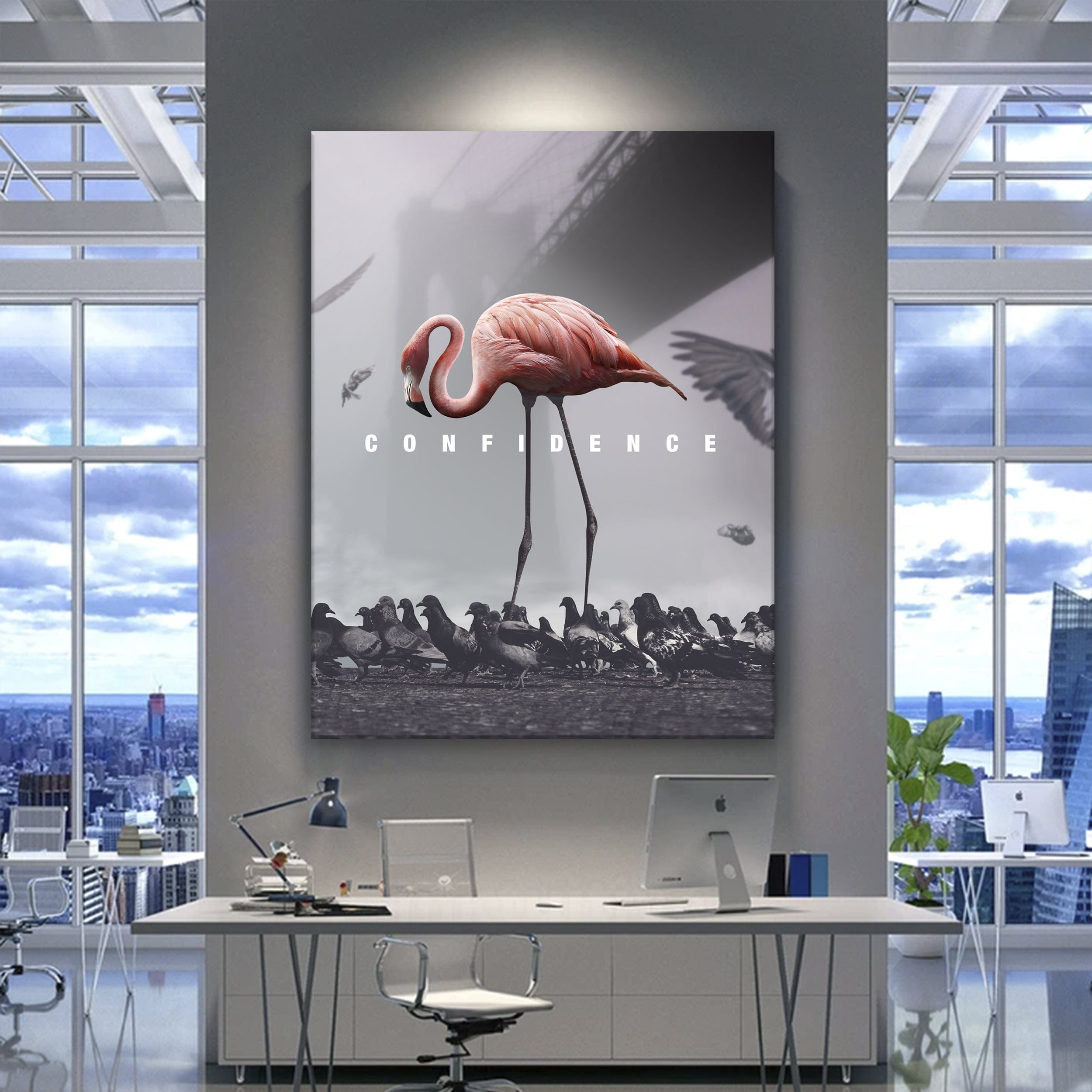 Toile de confiance Flamingo