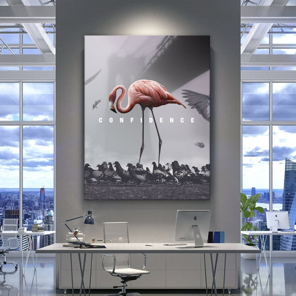 Flamingo Сonfidence Canvas