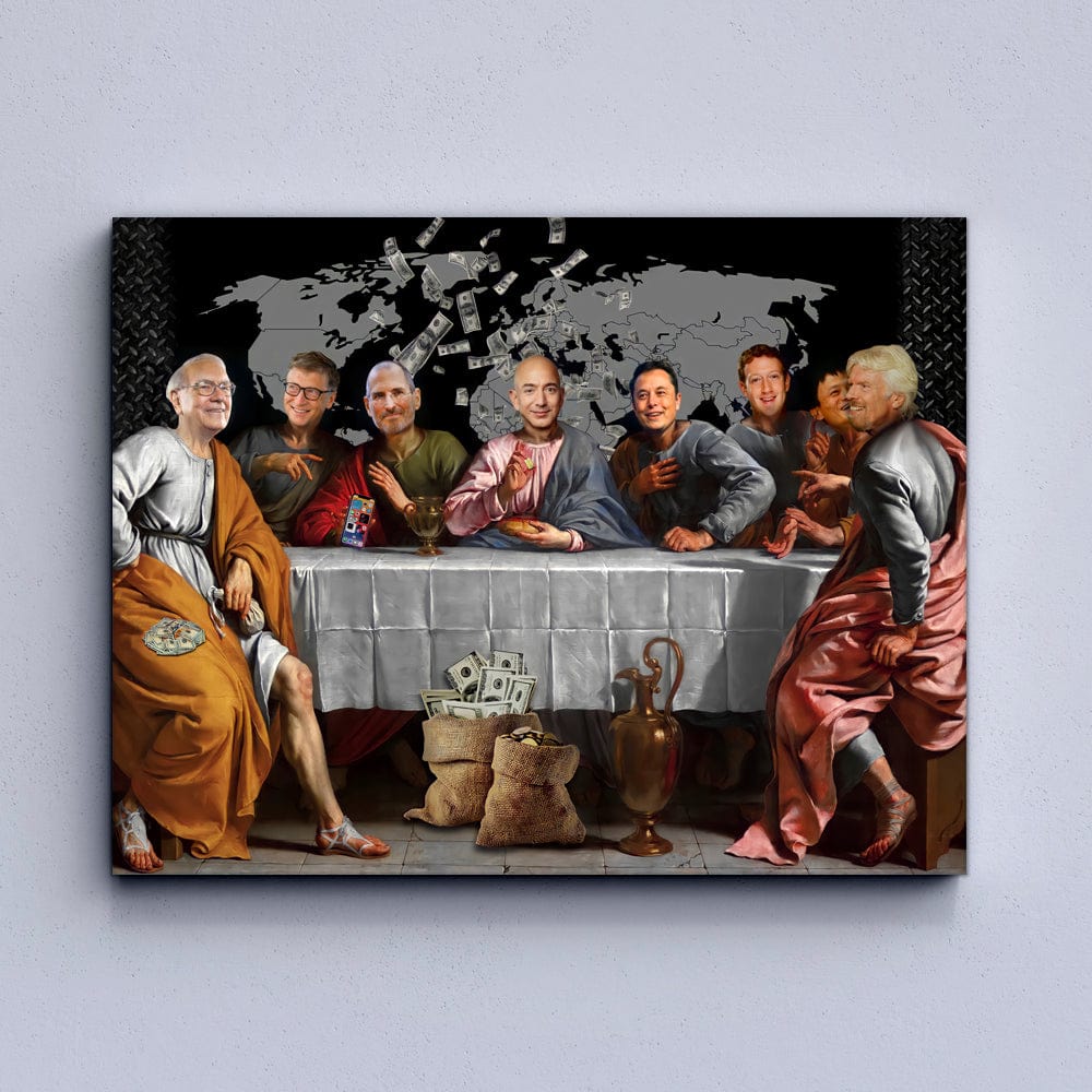 Dinner With Billionaires Canvas