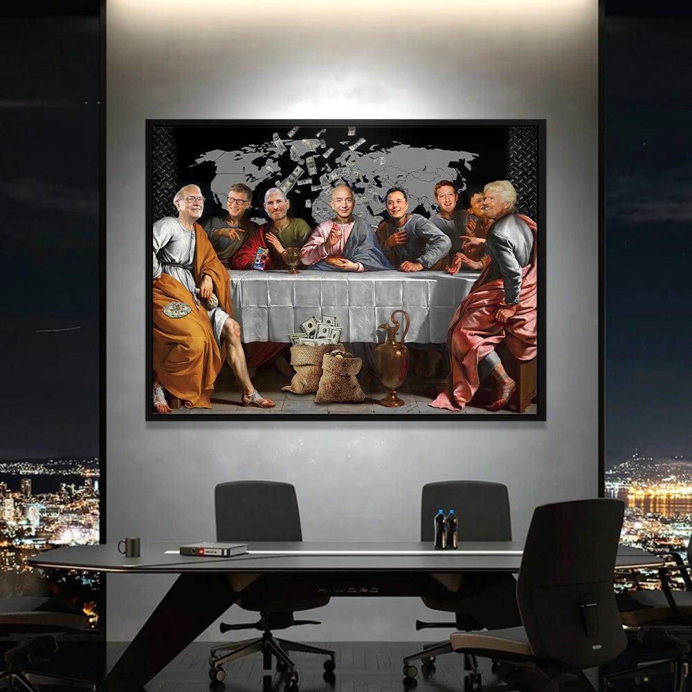 Dinner With Billionaires Canvas