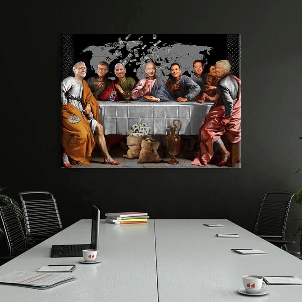 Dinner With Billionaires Canvas