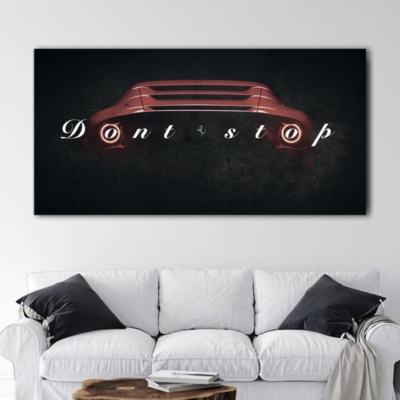 Ferrari - Dont Stop Canvas