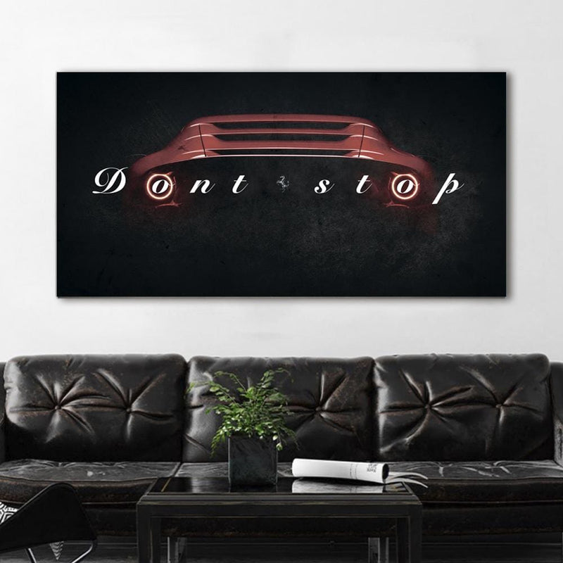 Ferrari - Dont Stop Canvas