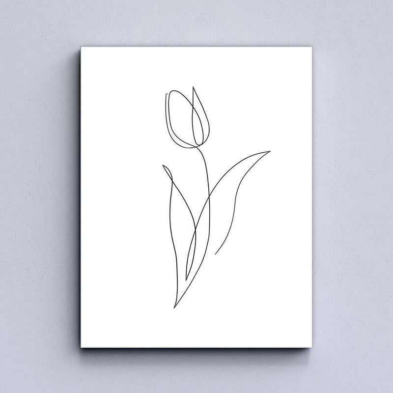 Flower lines Canvas