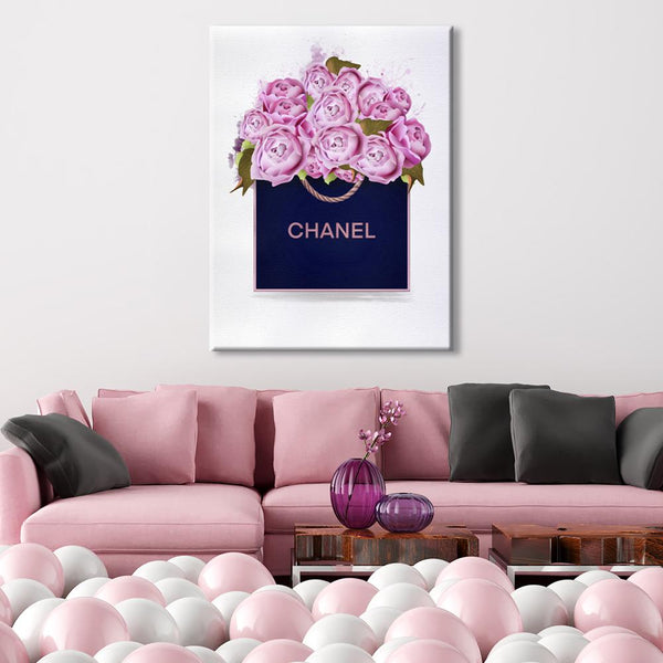 Blumen-Luxus-Leinwand
